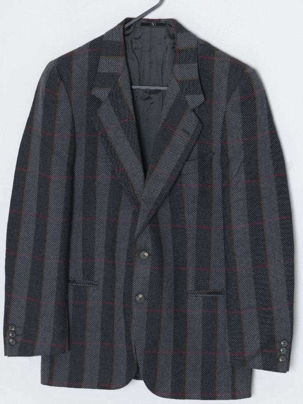 Late 1980s, Windowpane Twill-Herringbone, Valentino Nordic Distribution